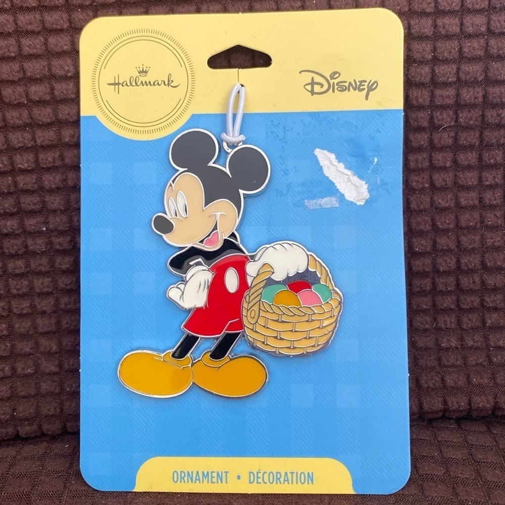 Disney Hallmark metal Easter Mickey Mouse ornament